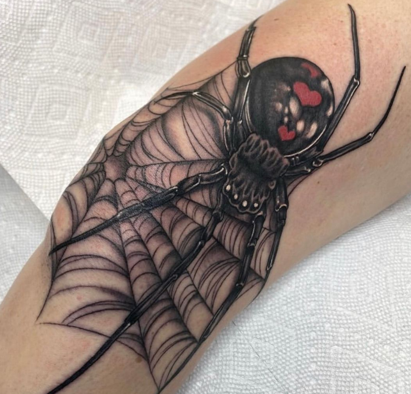 Creepy Spider Tattoo