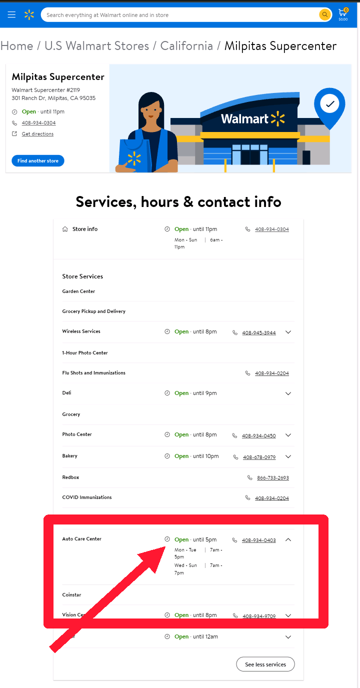 How to Locate the Nearest Walmart Auto center- image 10
