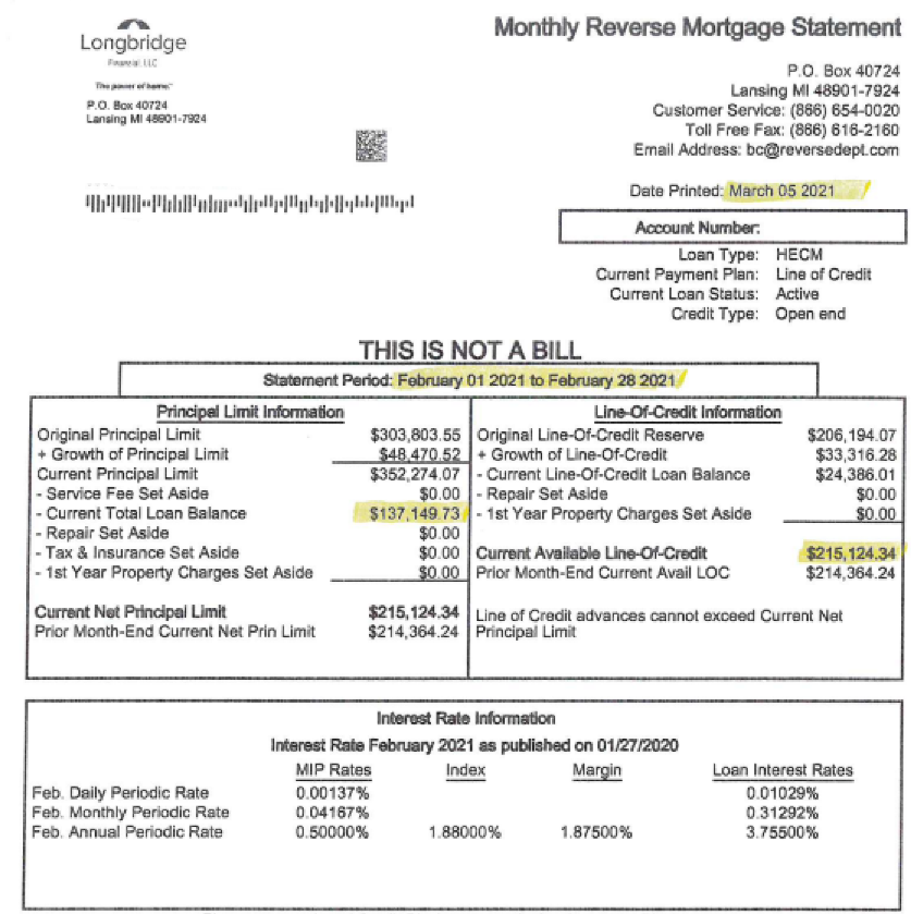 Guide to Reverse Mortgage Statements - Heritage Reverse Mortgage
