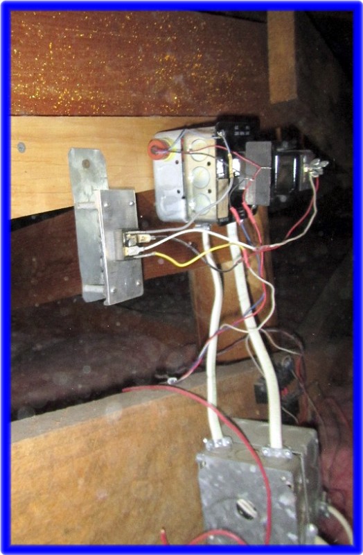 Just a flip and a relay and on comes the light- Low voltage lighting and  control systems. | NCW Home Inspections, LLC