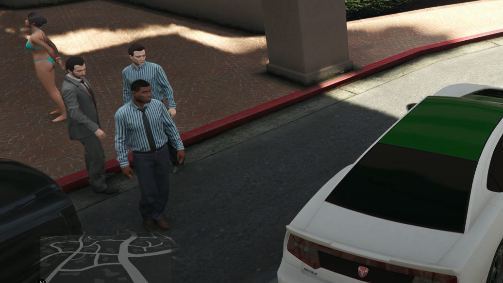 The Three Bankers in GTA V