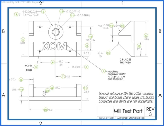 Tọa độ trong bản vẽ kỹ thuật nội thất