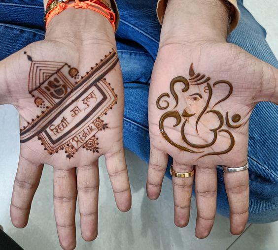 Mehndi Designs For Boy Marriage