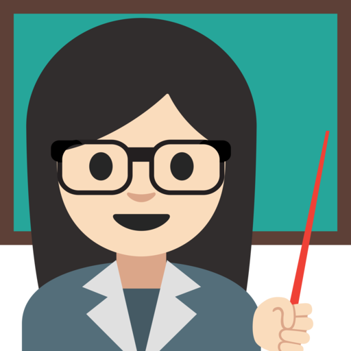 👩🏻‍🏫 Docente Mujer: Tono De Piel Claro Emoji