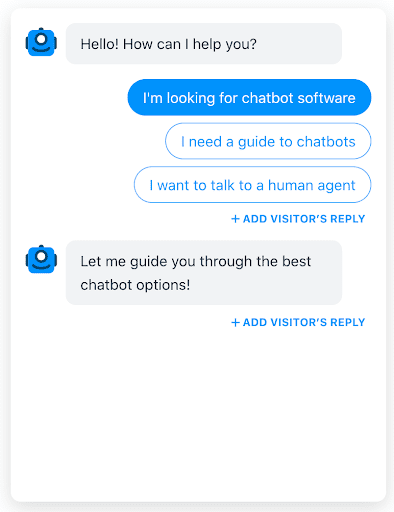  flow-based chatbot built with Brevo 