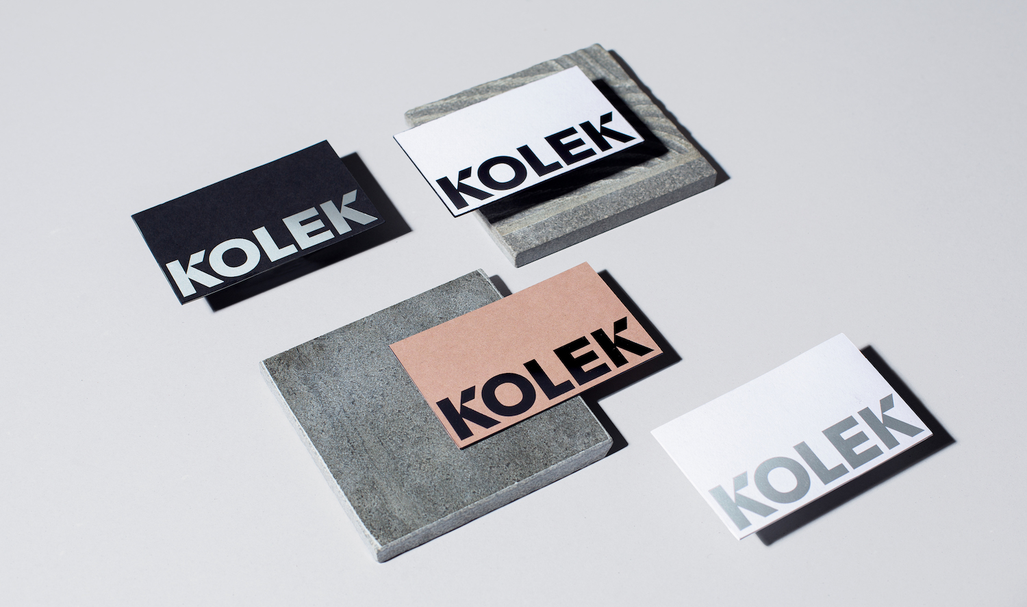 Artifact from the branding project for Kolek by Bracom Agency