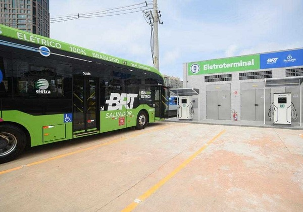 Imagem de conteúdo da notícia "Salvador inaugura maior terminal de recarga de ônibus elétricos do Brasil" #1