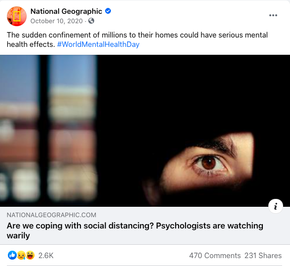 National Geographic Mental Health