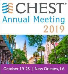CHEST Annual Meeting 2019 in New Orleans #CHEST2019