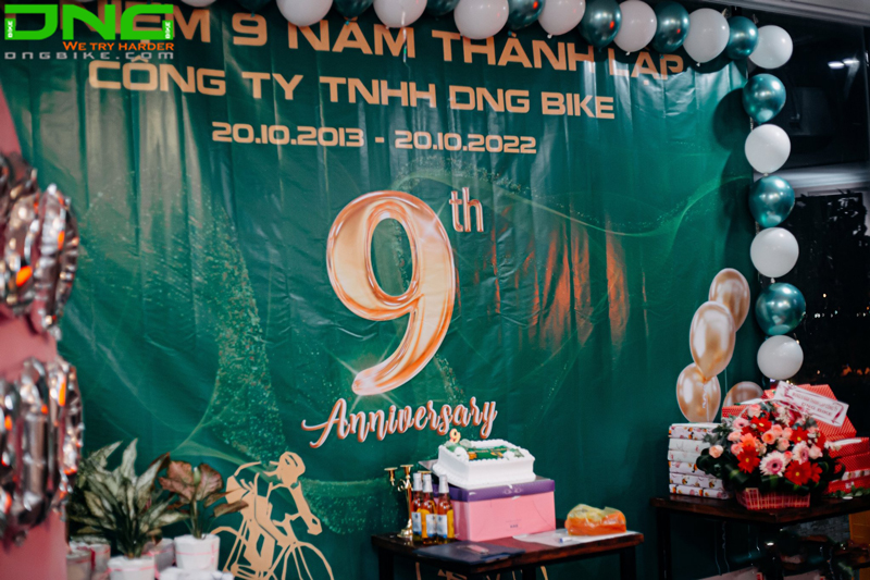 Kỷ niệm 9 năm thành lập công ty DNGBIKE (20/10/2013 - 20/10/2022)