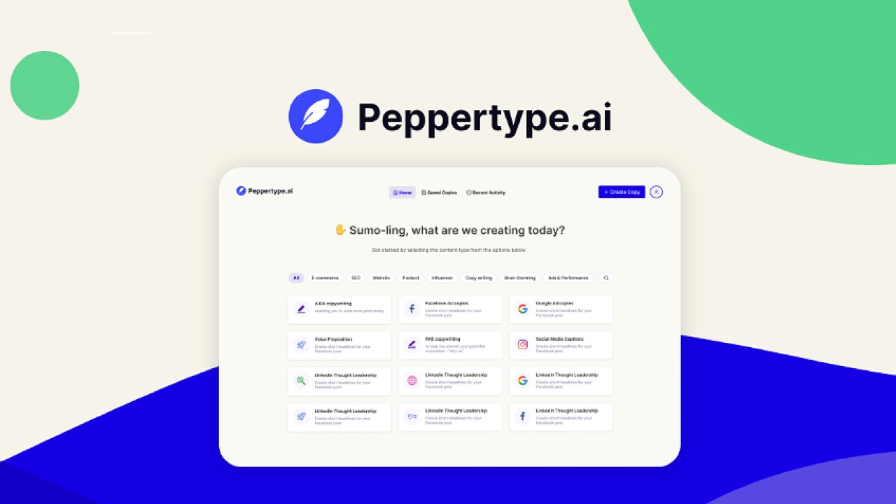 peppertype.ai lifetime deal - Best Copywriting Tool In 2022