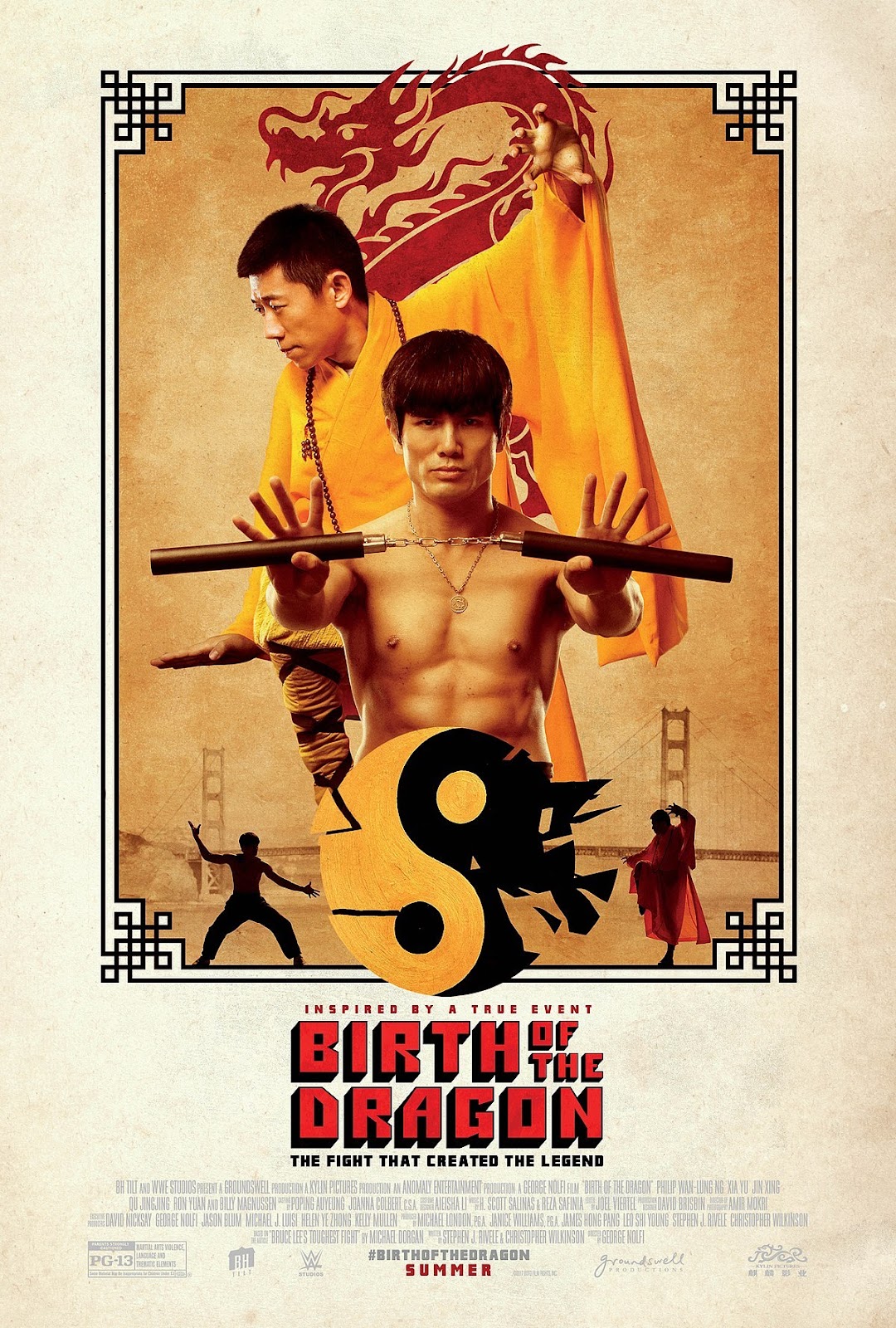 Image result for birth of the dragon poster