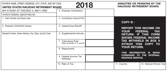 Form RRB 1099 R Railroad Retirement Benefits Keystone Support Center