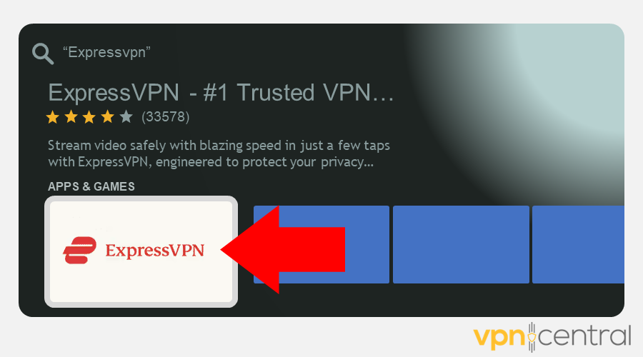 ExpressVPN on Amazon Appstore