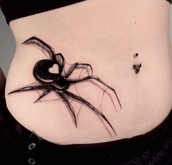 Slow Spider Tattoo
