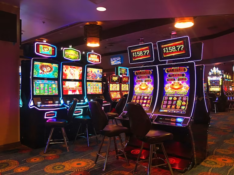 Casino slots screens.