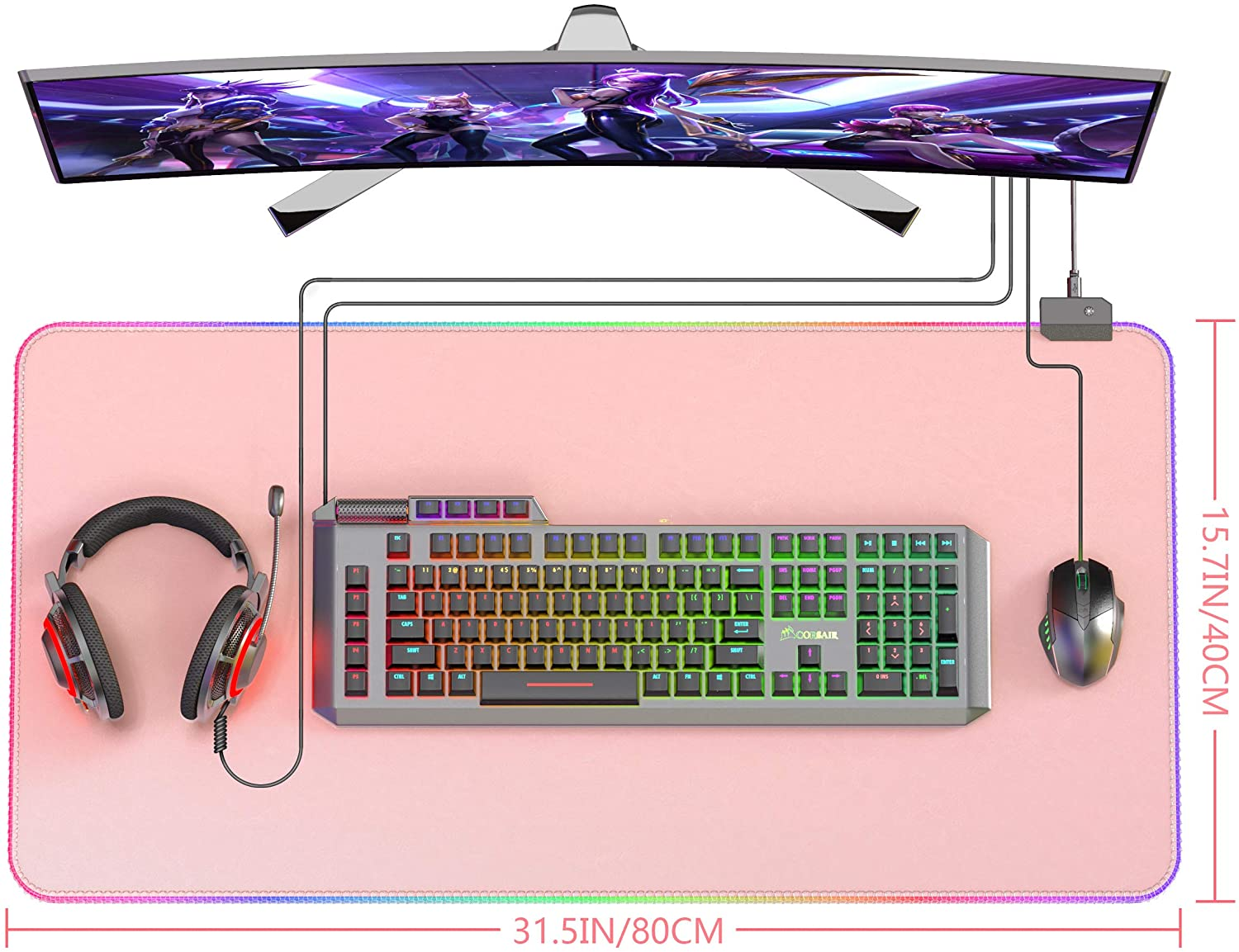 Best Pink Gaming Mouse Pads