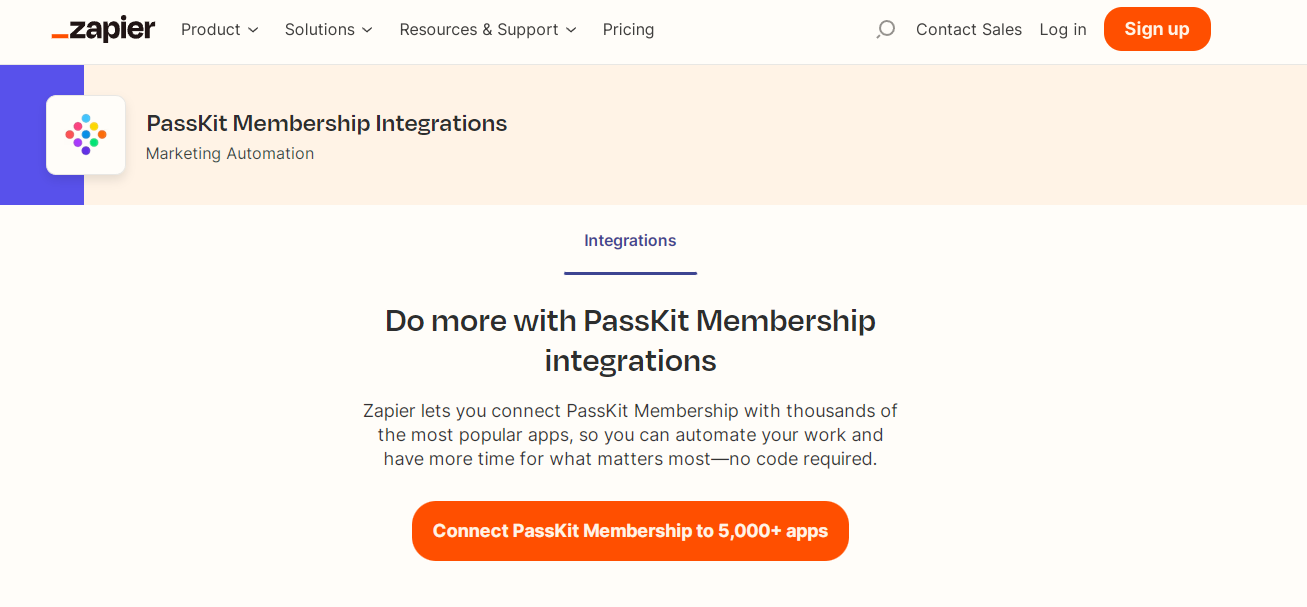 PassKit integrations