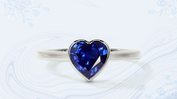 a natural sapphire ring