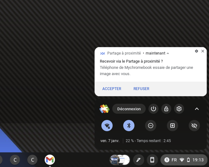 Comment partager des fichiers entre Chrome OS et Android