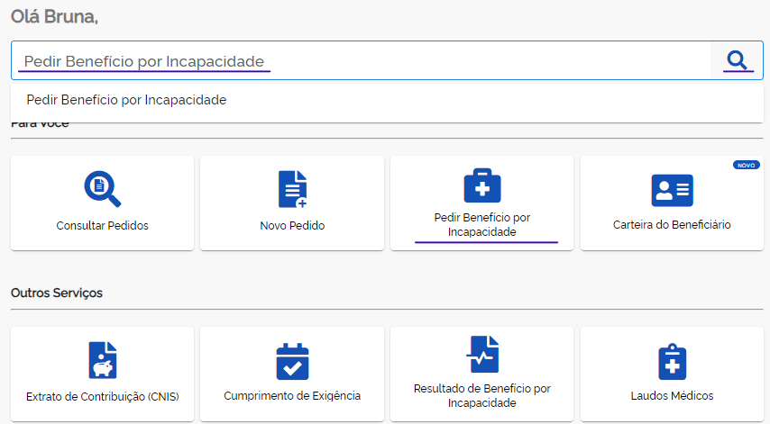 Pedir Benefício por Incapacidade no Meu INSS