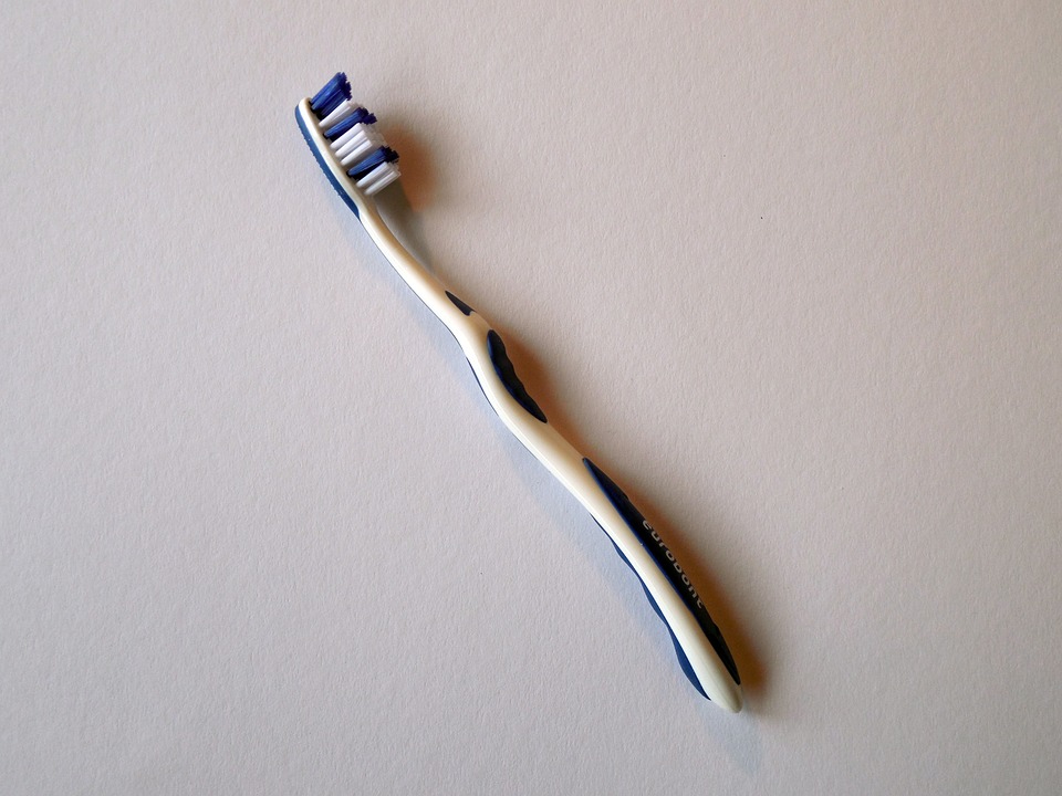 toothbrush on white background 