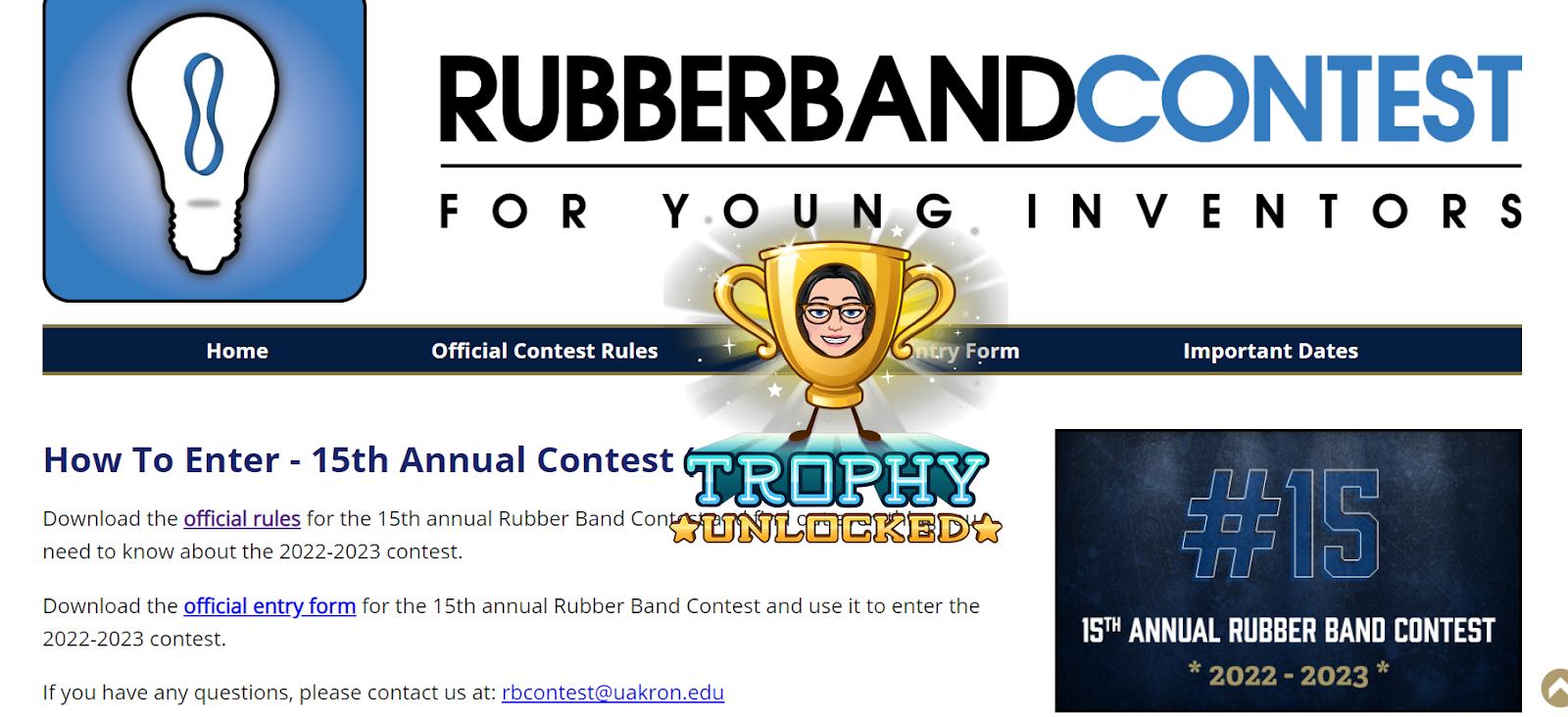 Rubber Band Contest