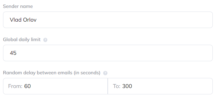 setting a daily email limit in respona