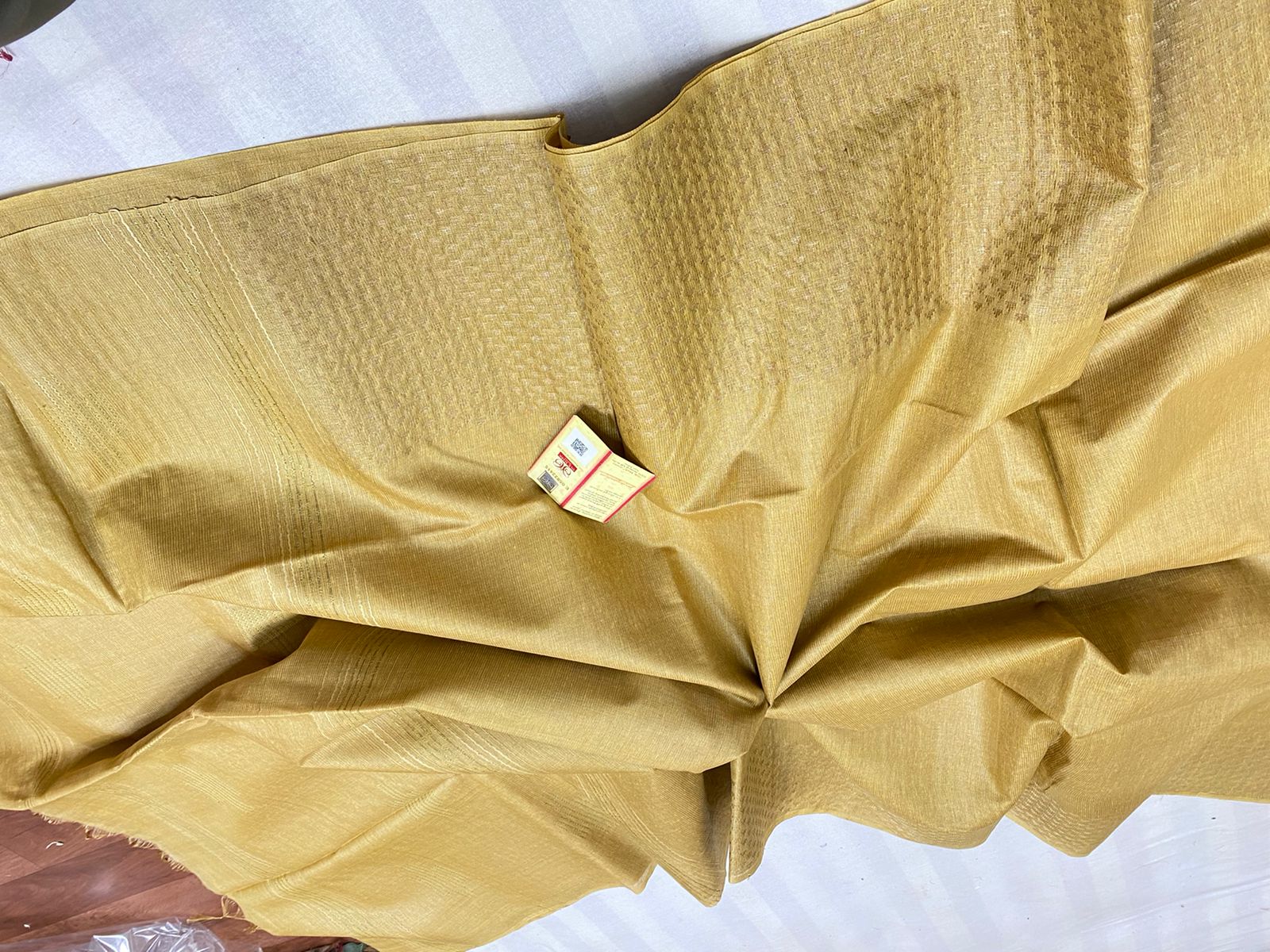 Tussar silk both side weaving border saree