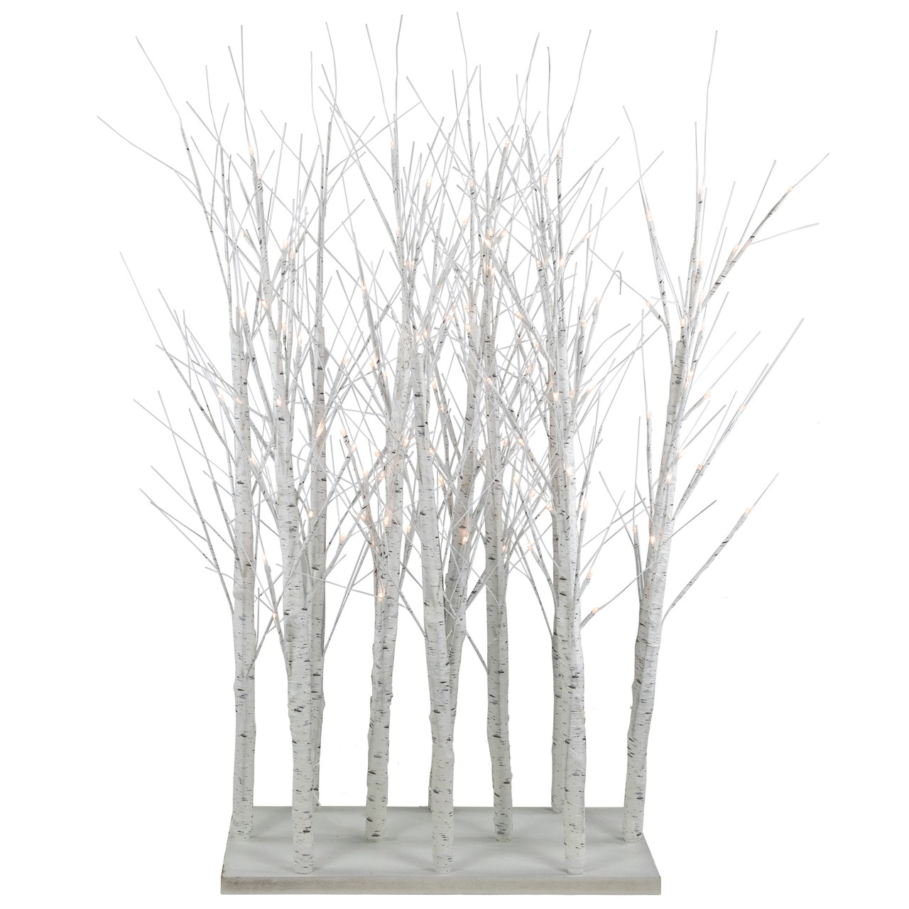 white birch twig tree cluster