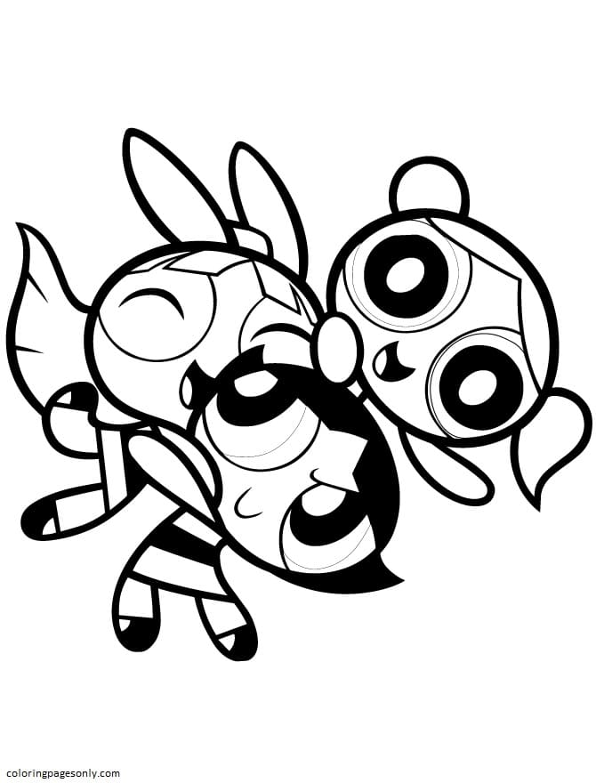 Cartoon Network Powerpuff Girls coloring pages