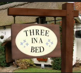 Three in a bed sign - DIY Furniture 
