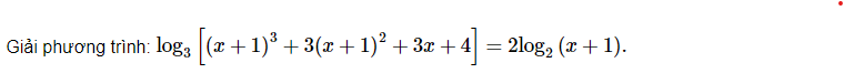 Ví dụ bài tập logarit lớp 12 dạng đồ thị - đề bài