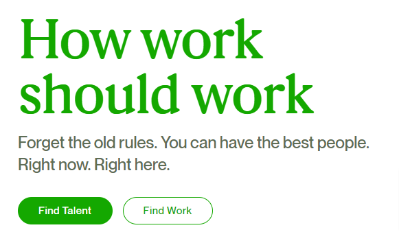 Upwork — 工作應該如何工作
