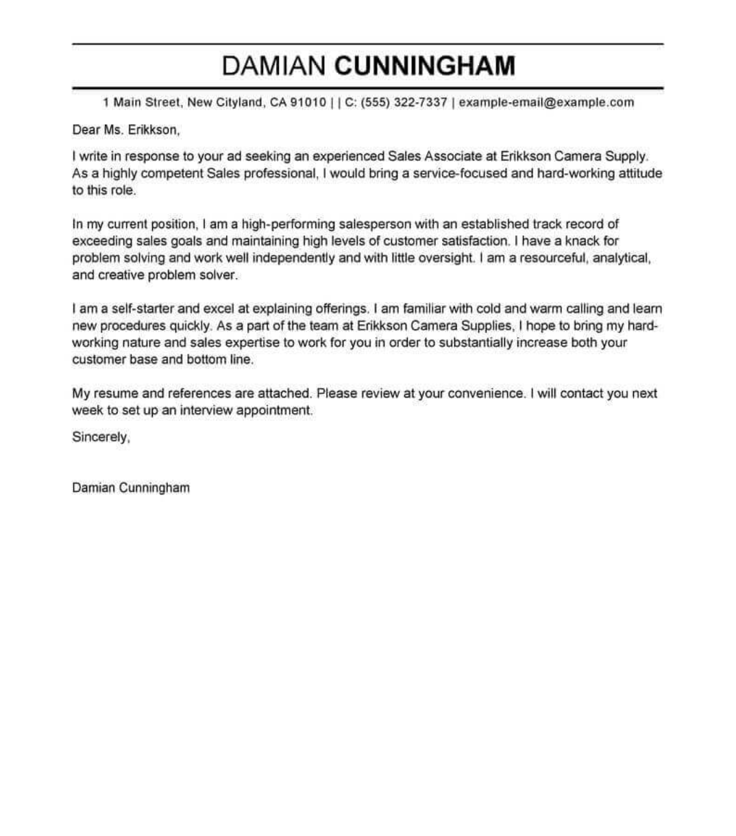 Cover Letter Examples Templates Free Cover Letter Templates Job ...