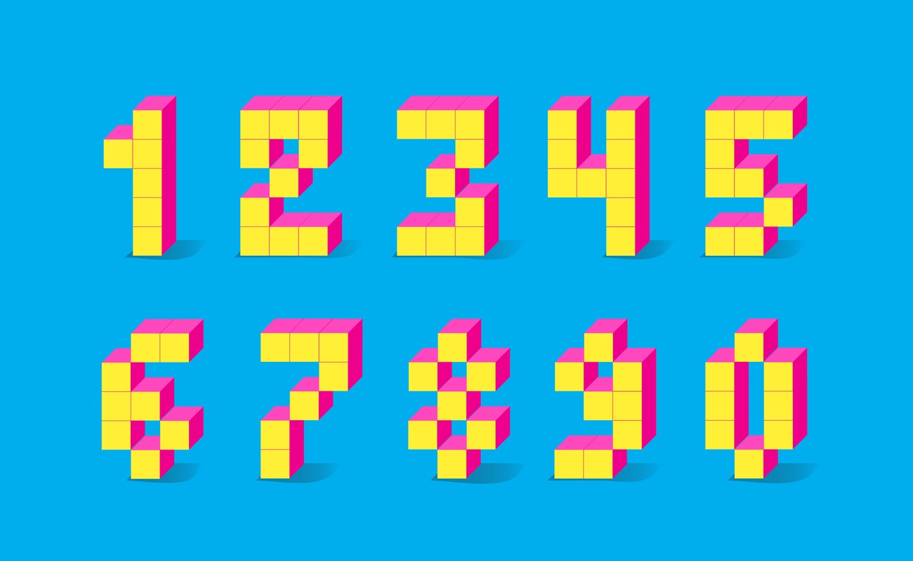 80's retro alphabet font