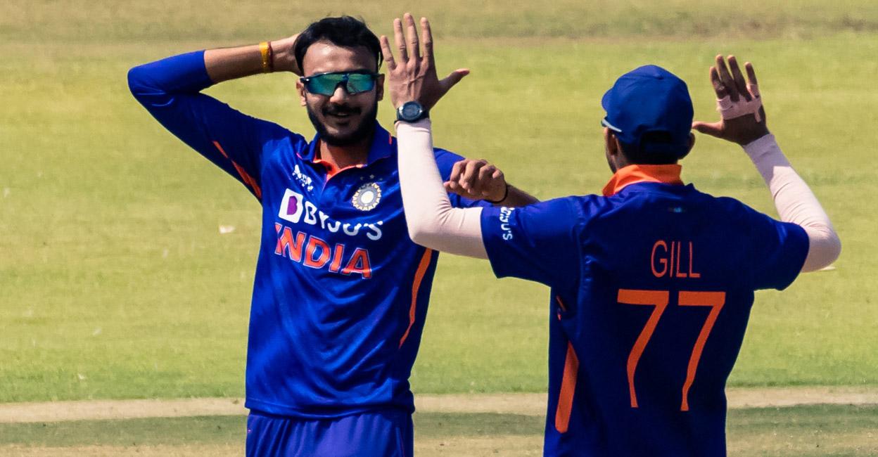 Axar Patel scalped six wickets in the three-match ODI series