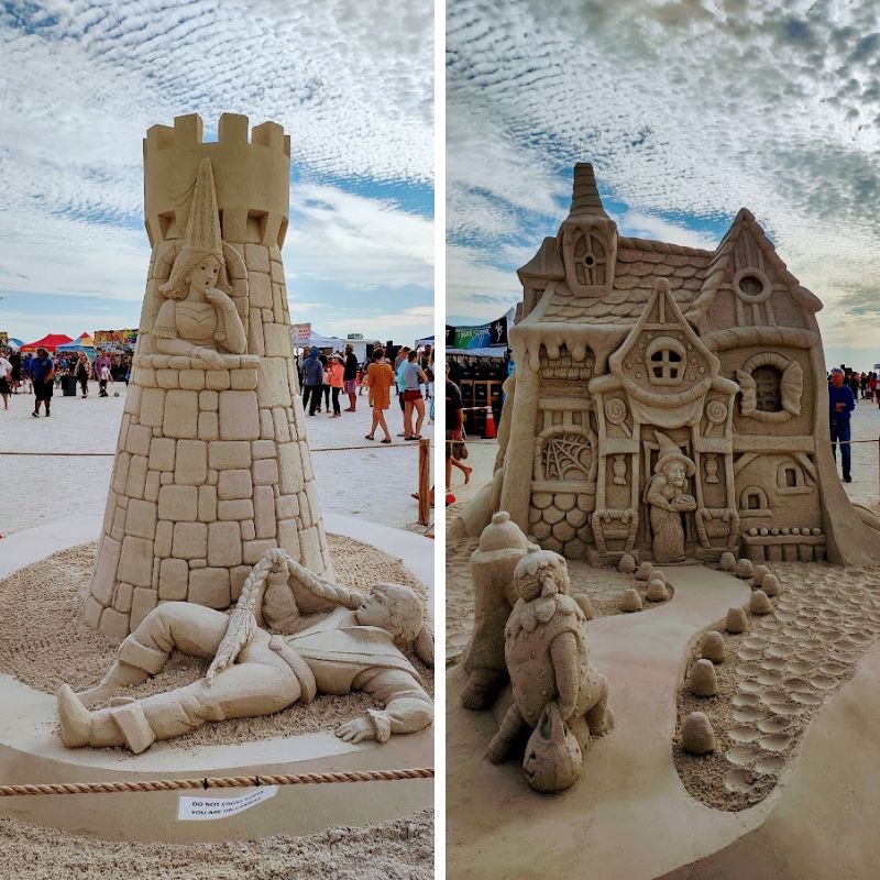 Fantasy Themed Sand Castle