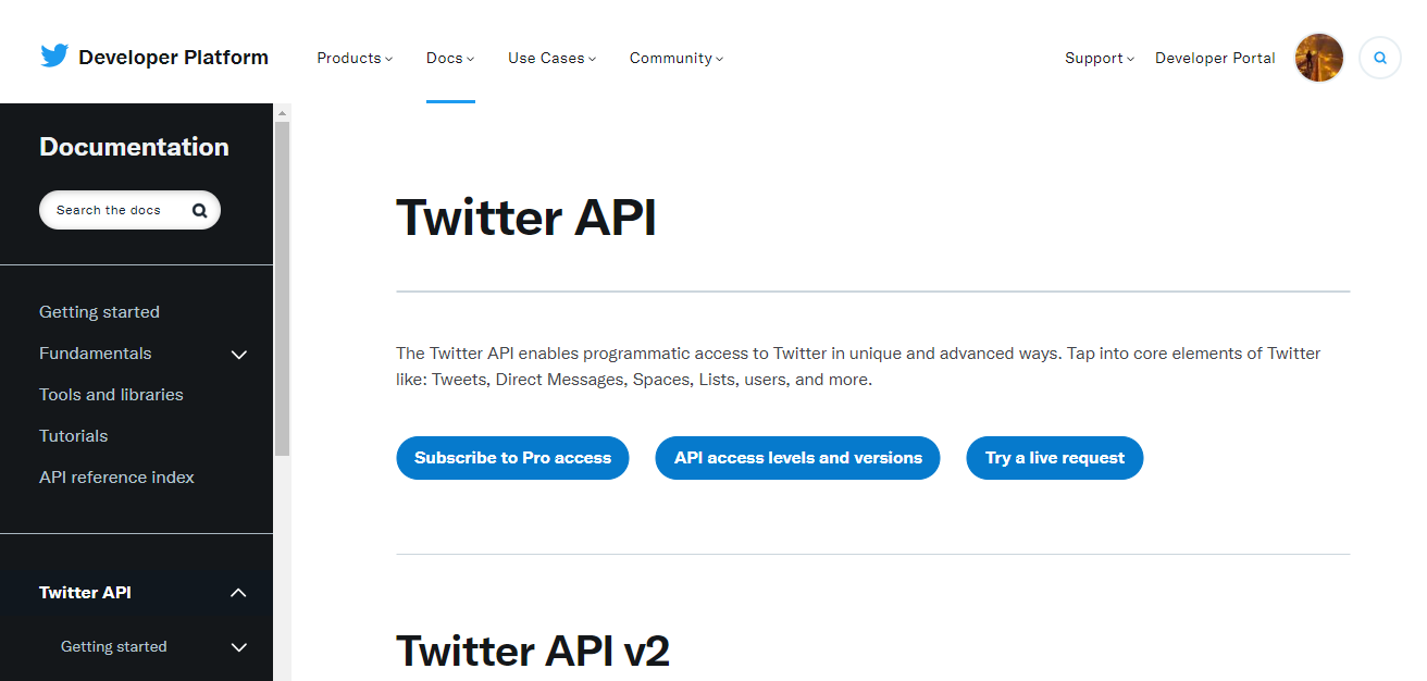 Twitter bot API documentation - composite apis