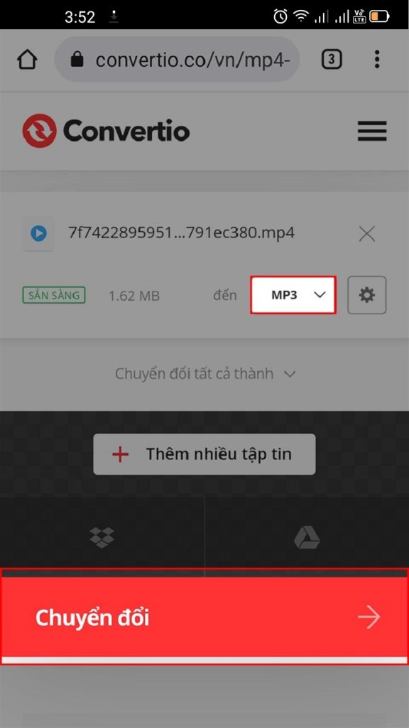 cách chuyển nhạc TikTok sang MP3