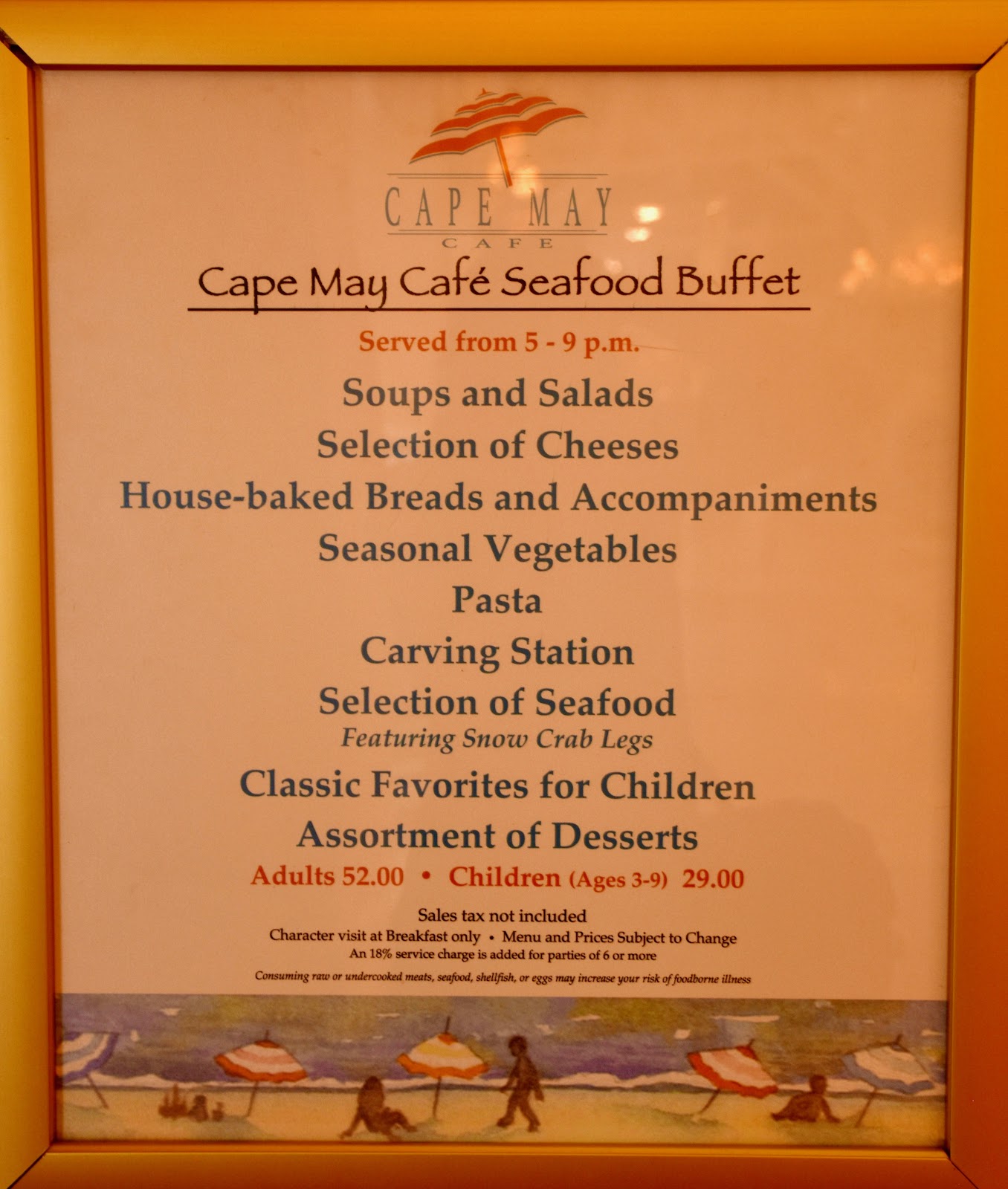 Disney Dining Prices