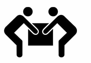 2 person lift symbol