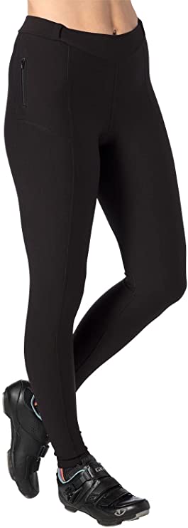 Terry Women's Coolweather Cycling Padded Tights - Fall/Winter Riding, Available in Regular Tall and Petite Sizes