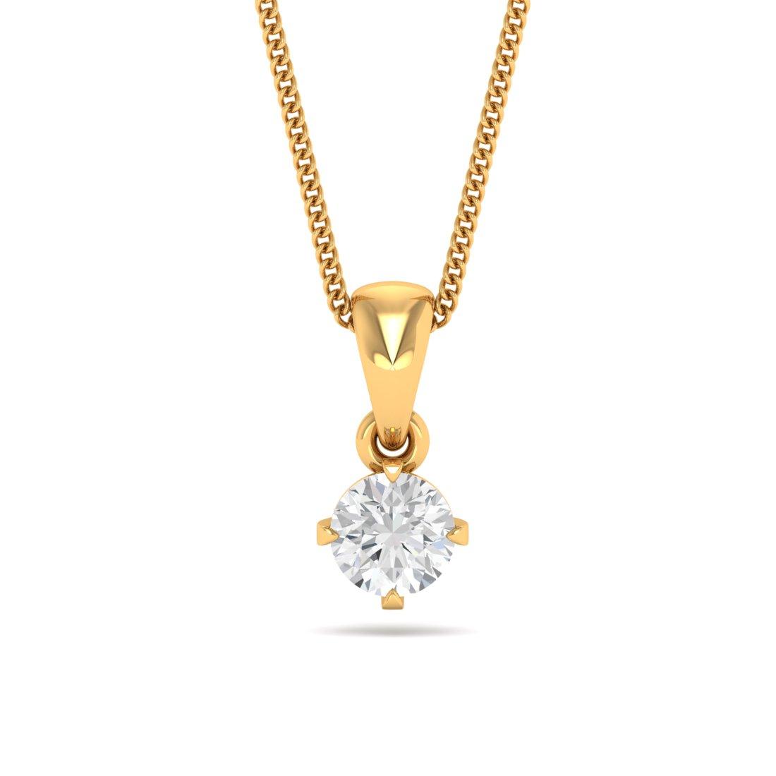 5 Must-Have Diamond Jewellery Pieces | Solitaire diamond pendant 