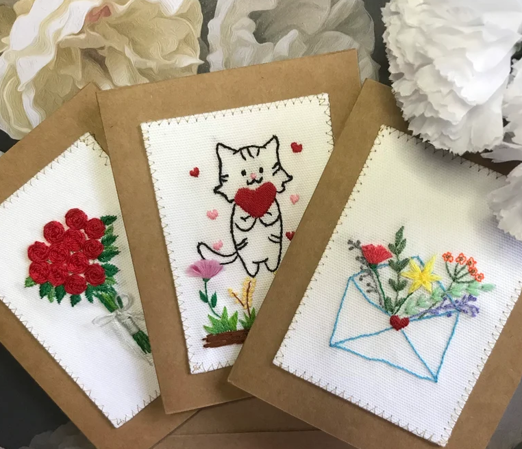 Handmade embrodiery for gifts and presents