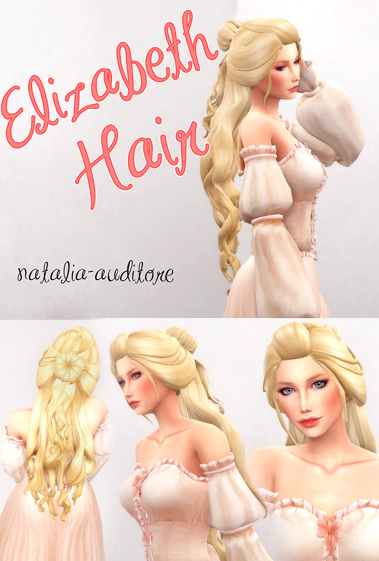 Elizabeth Hair Sims 4 CC