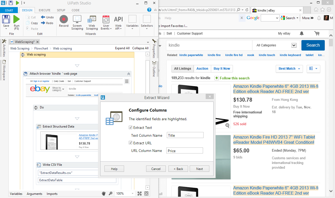 Web Data Extraction Automation