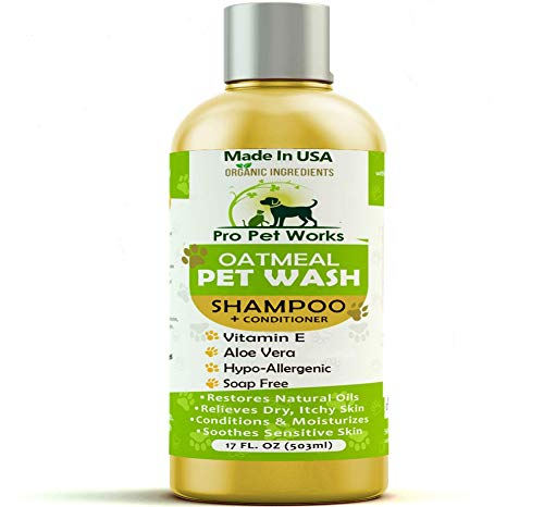 Pro Pet Works Natural Oatmeal Dog Shampoo for itching