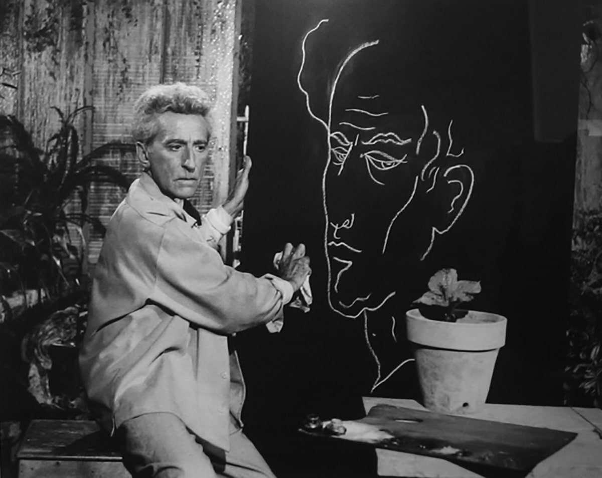 Jean Cocteau and his Self Portrait