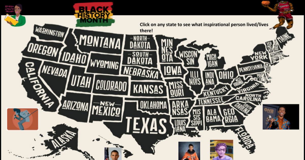 50 States Black History Month